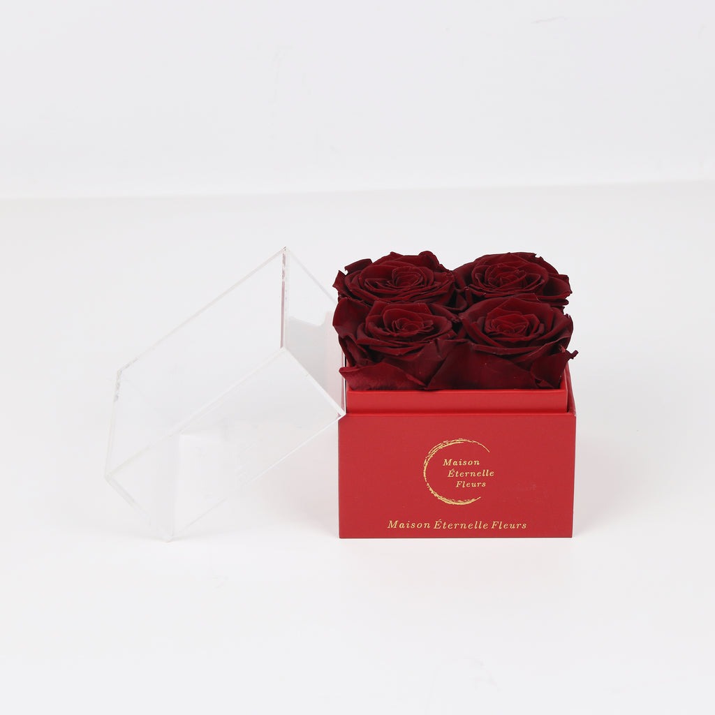 4 LUXE CRYSTAL ROJO VINO
