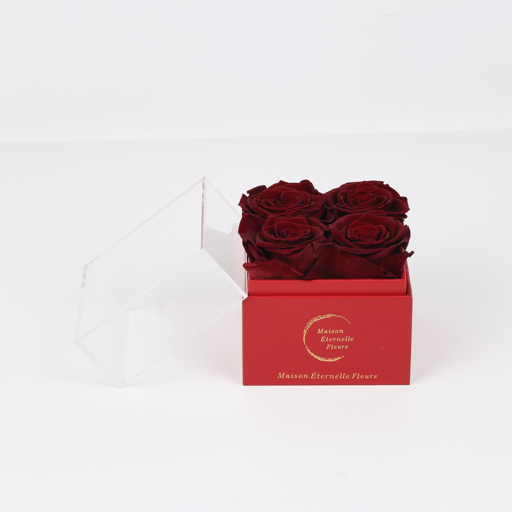 4 LUXE CRYSTAL ROJO VINO