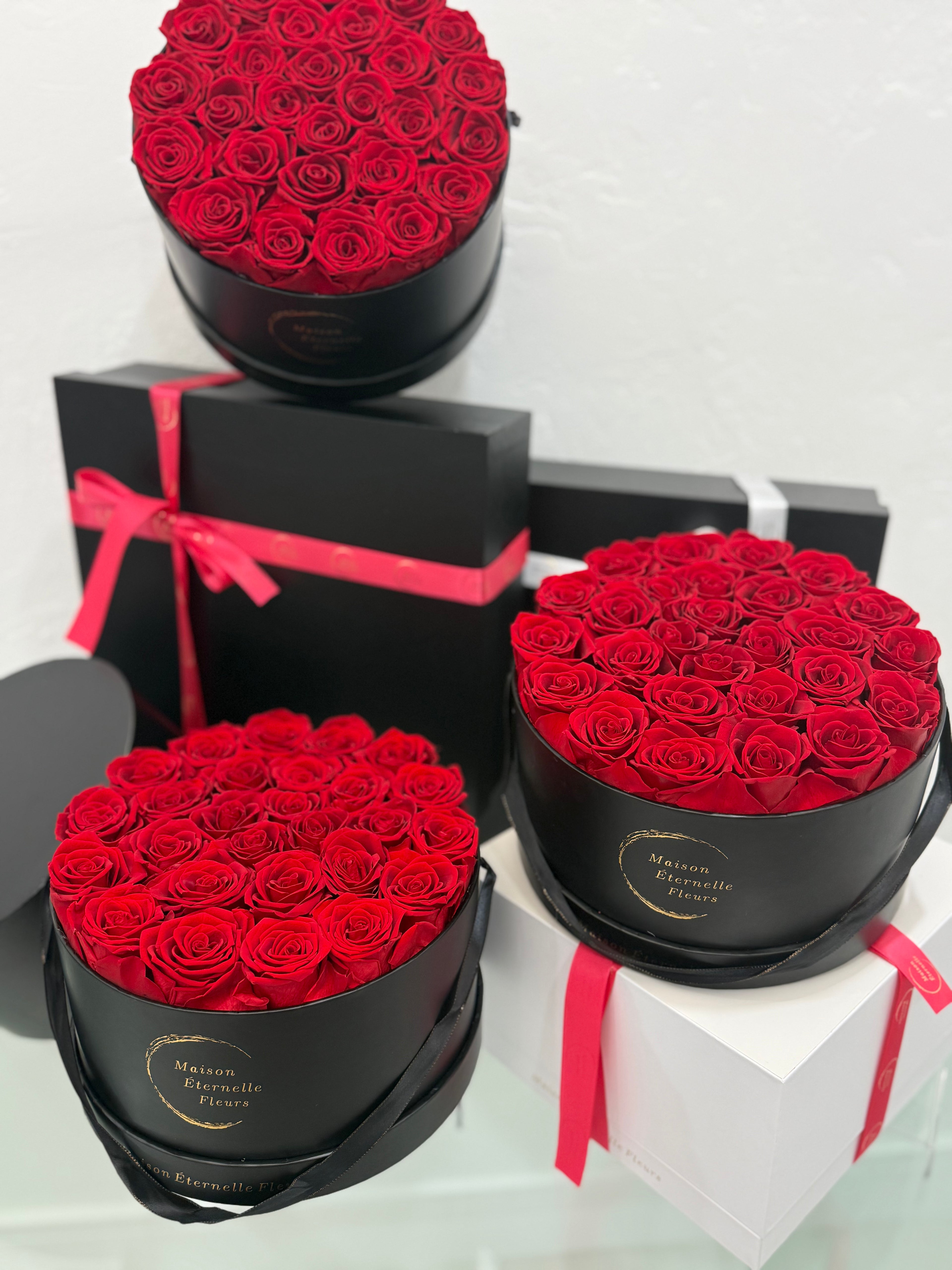 JARDIN DE FLEURS ROJO